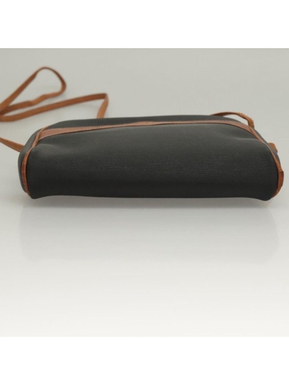 Authentic Christian Dior Shoulder Bag Leather PVC Black Brown - Picture 12 of 16